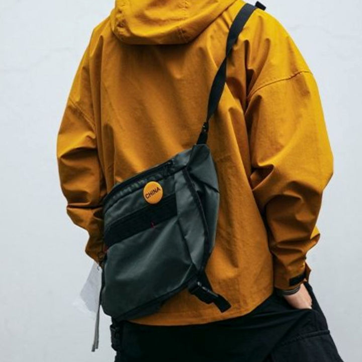 Men's Hooded Multi-Pocket Technical Outdoor Jacket