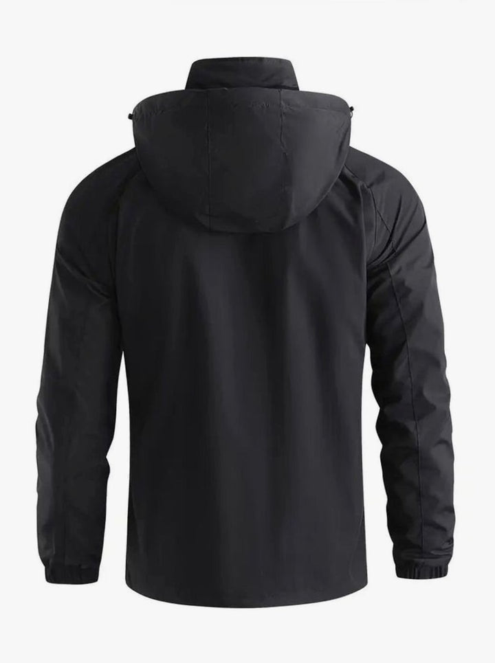 Men's Lightweight Hooded Packable Water-Resistant Jacket