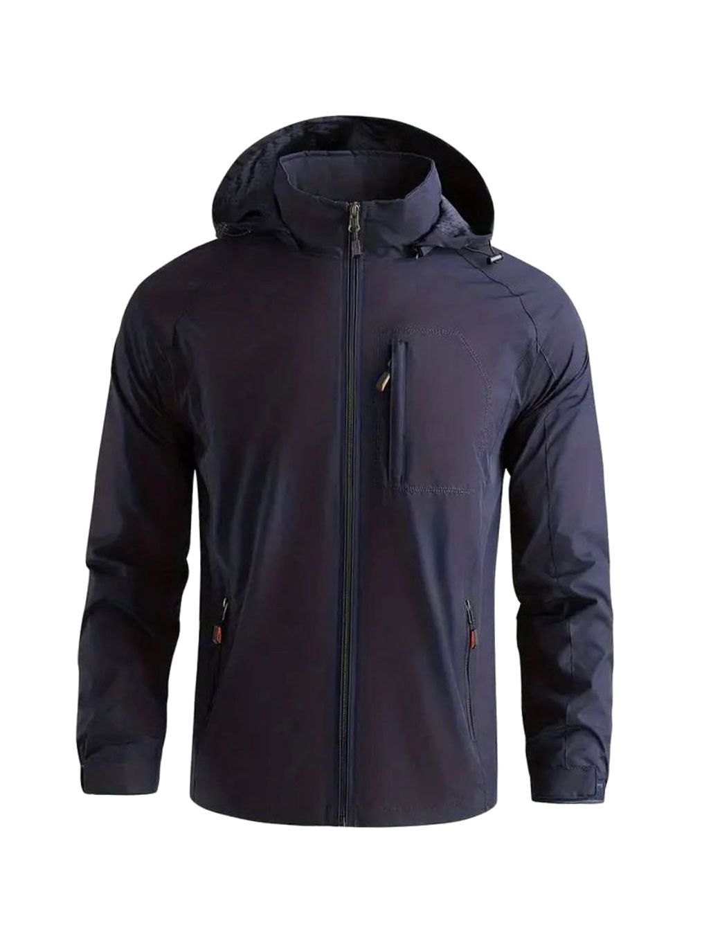 Men's Lightweight Hooded Packable Water-Resistant Jacket