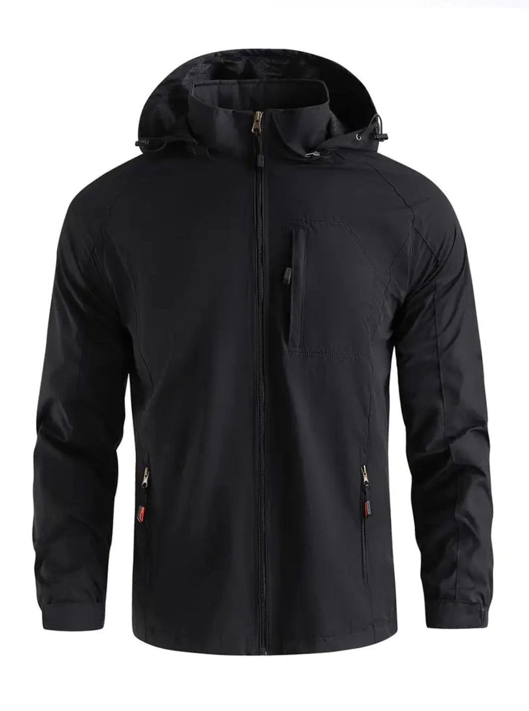 Men's Lightweight Hooded Packable Water-Resistant Jacket
