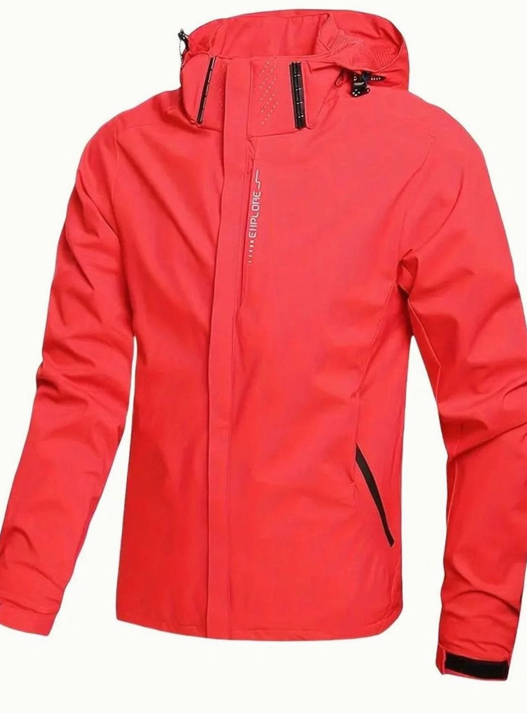 Men's Lightweight Waterproof Hooded Windbreaker Jacket
