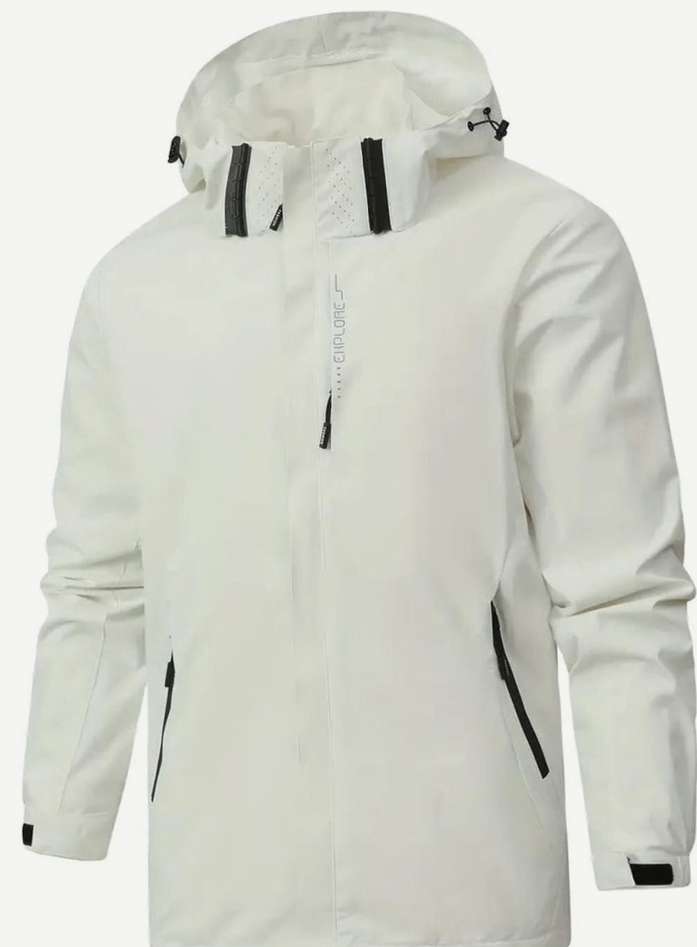 Men's Lightweight Waterproof Hooded Windbreaker Jacket