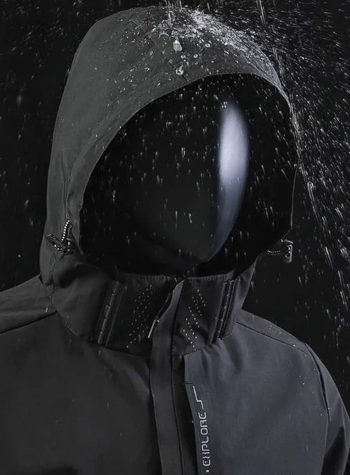 Men's Lightweight Waterproof Hooded Windbreaker Jacket