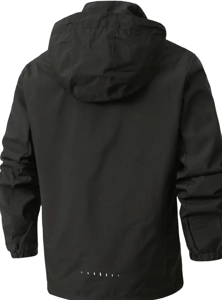 Men's Lightweight Waterproof Hooded Windbreaker Jacket