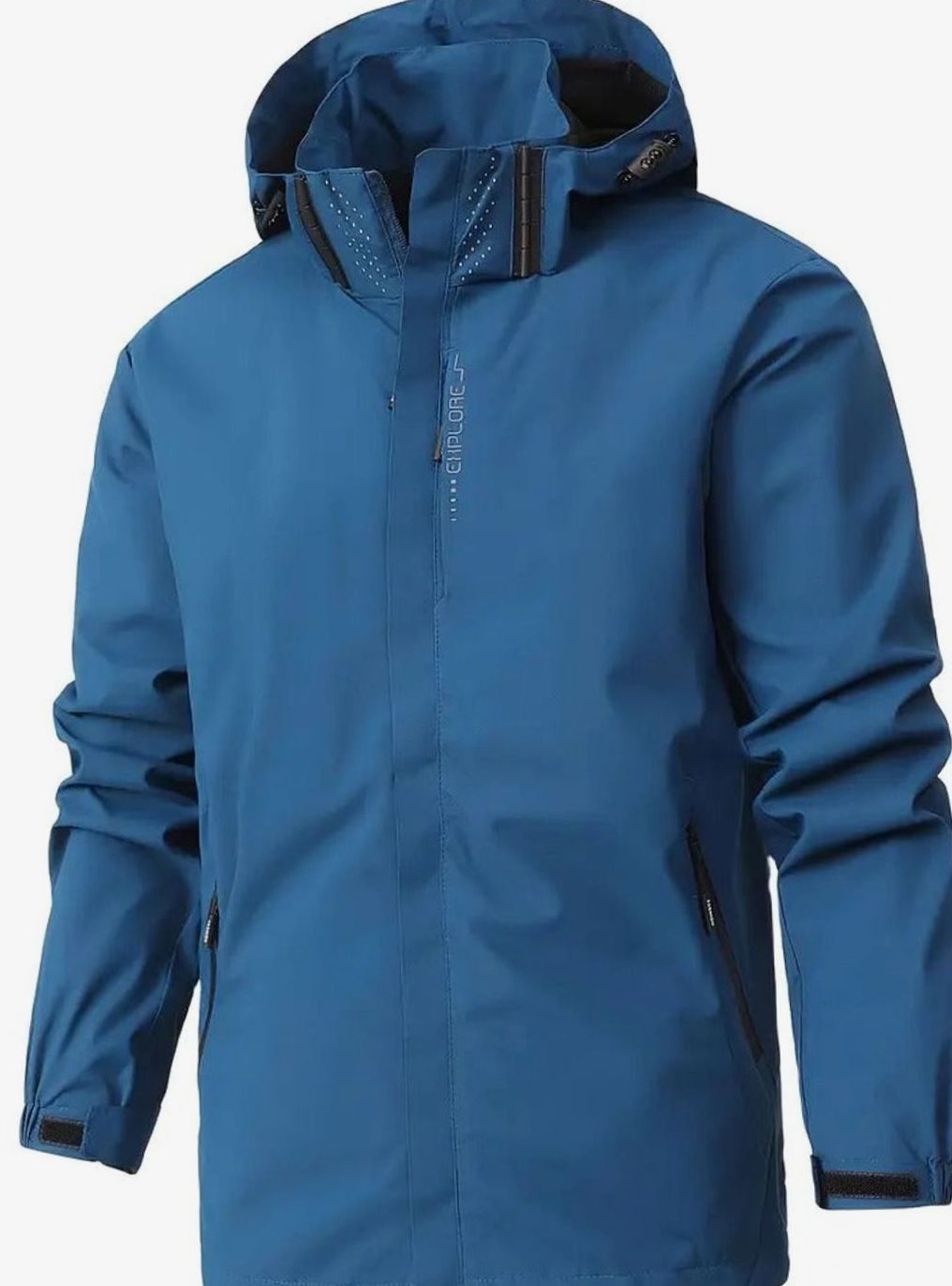 Men's Lightweight Waterproof Hooded Windbreaker Jacket