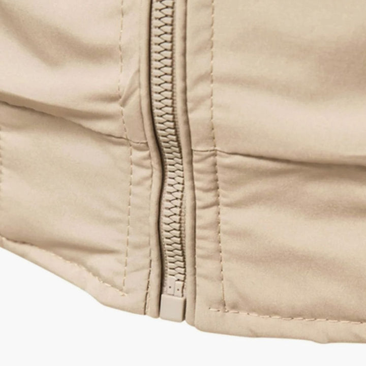 Men's Lightweight Zip-Up Varsity Bomber Jacket