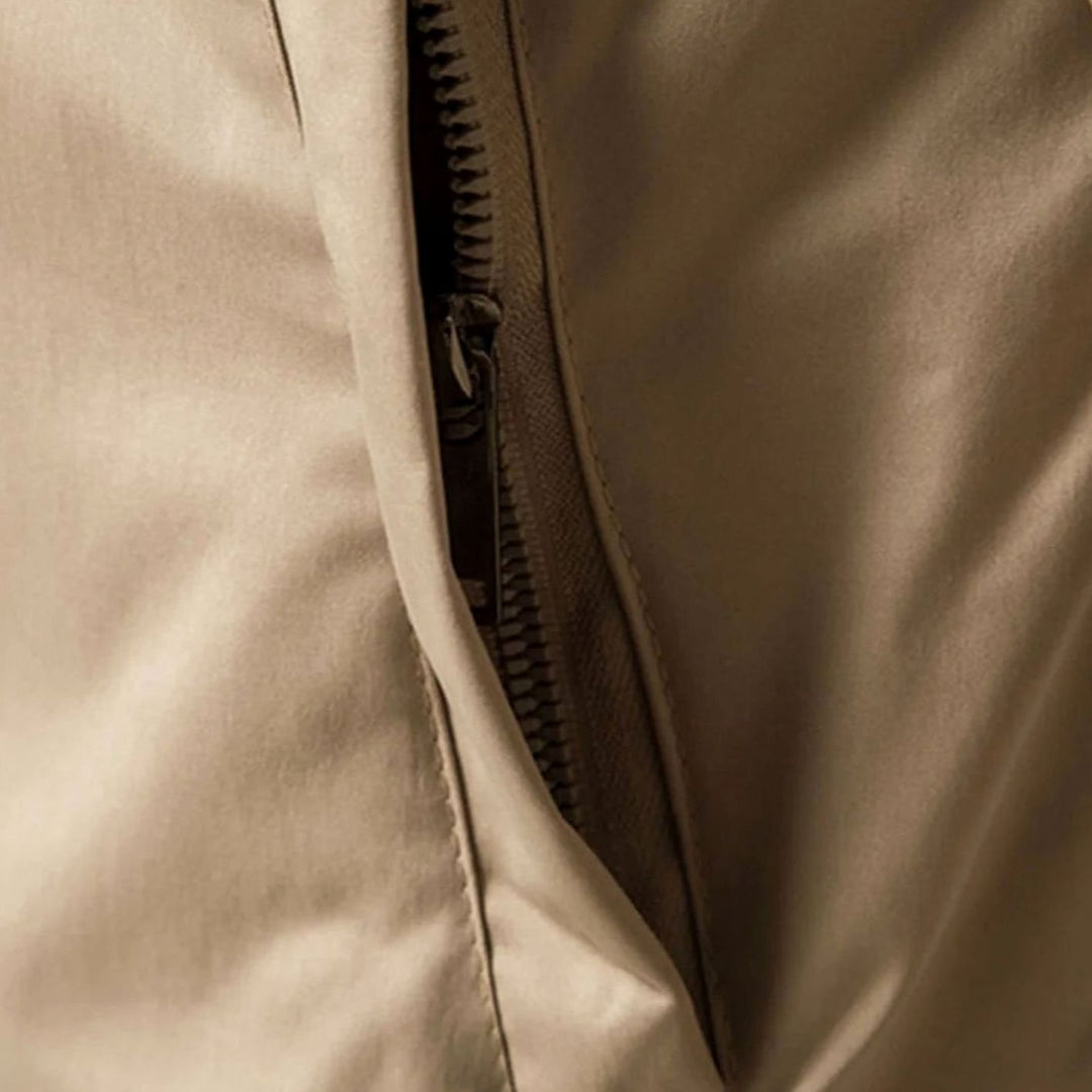 Men's Lightweight Zip-Up Varsity Bomber Jacket