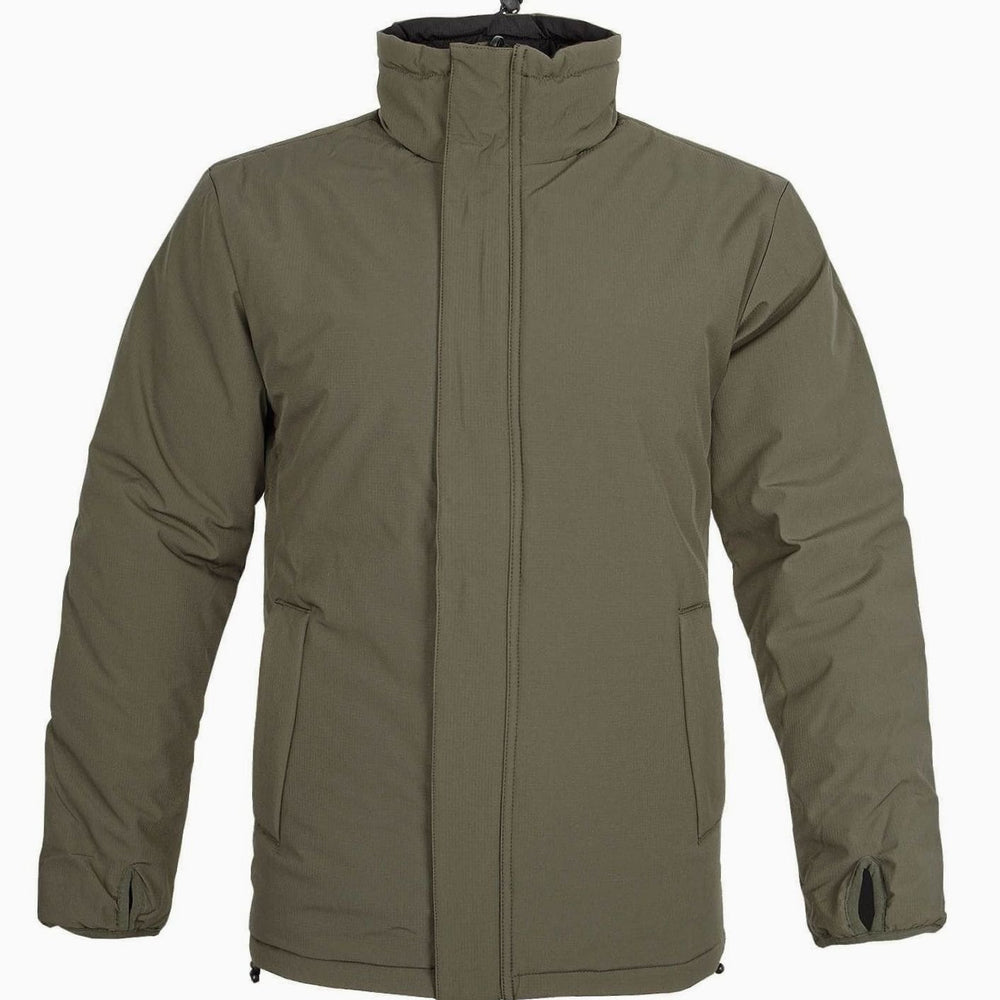 Men's Reversible Windproof Packable Winter Jacket Zip Pockets - Green