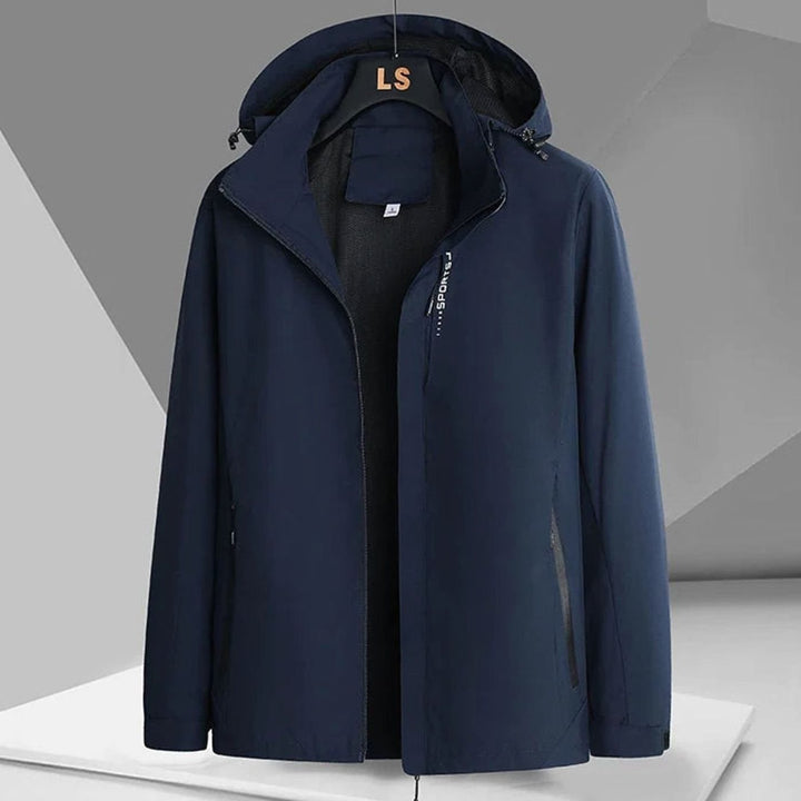 Men's Weatherproof Insulated Hooded Winter Jacket - Blue