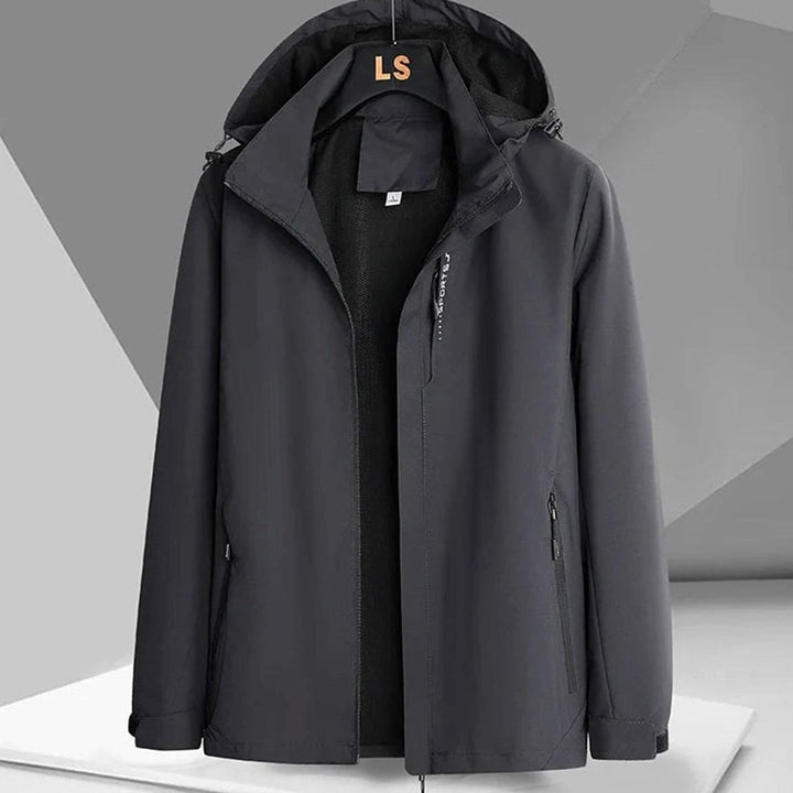 Men's Weatherproof Insulated Hooded Winter Jacket - Grey