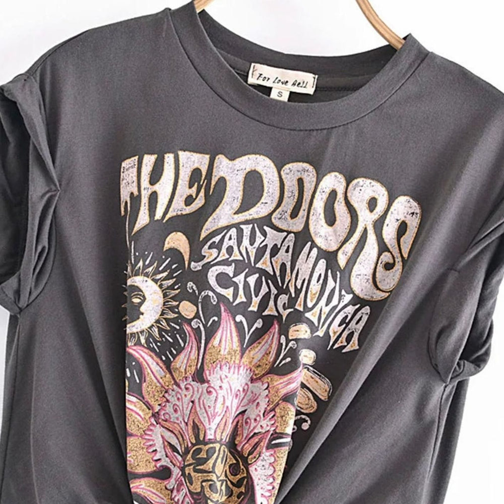 Women's Cotton Cropped Short-Sleeve T-Shirt