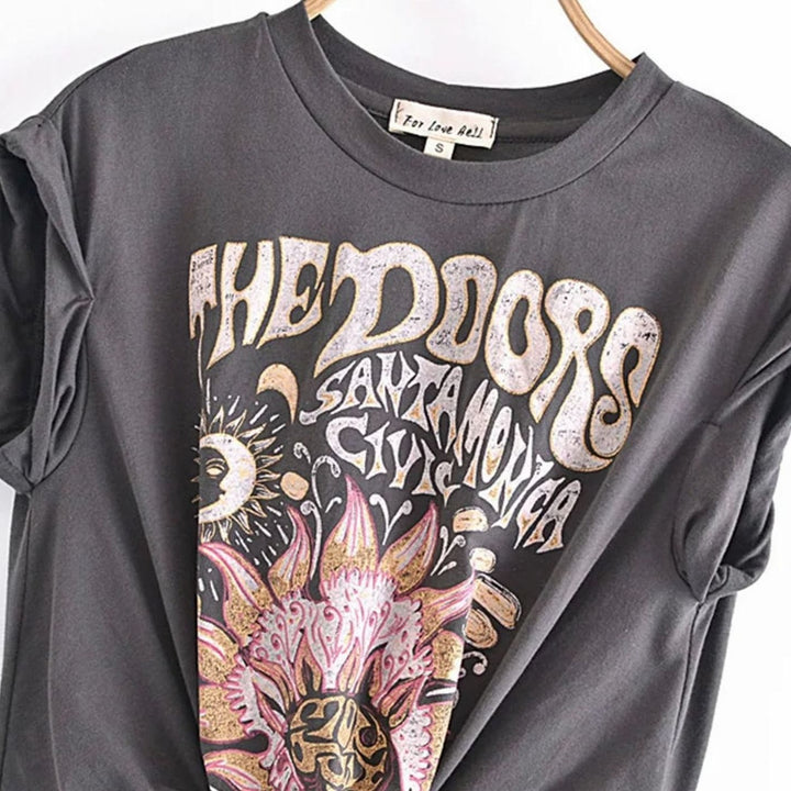 Women's Cotton Cropped Short-Sleeve T-Shirt