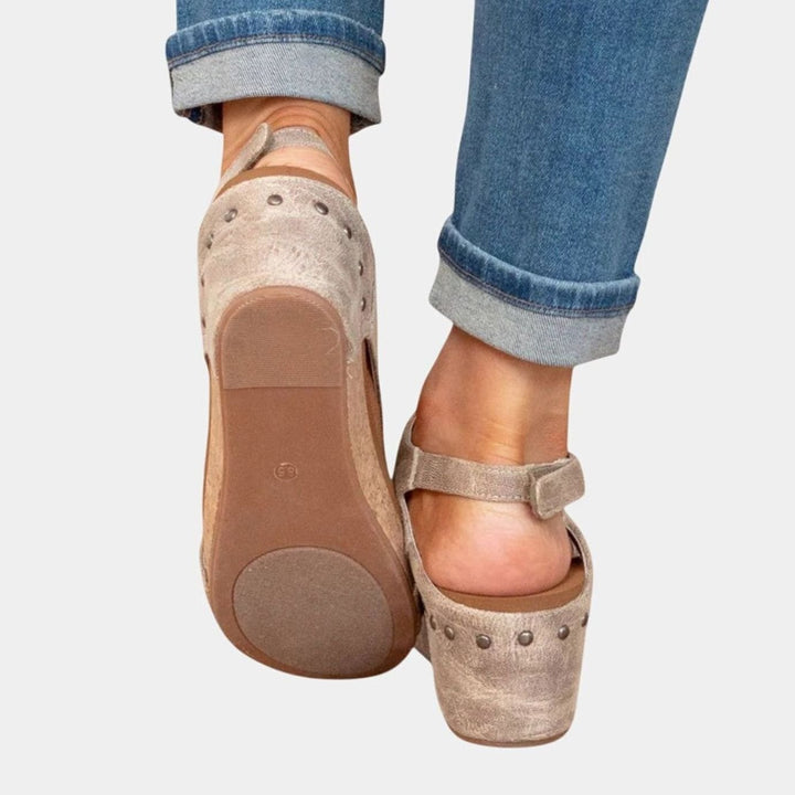 Women's Cushioned Open-Toe Orthopedic Wedge Sandals