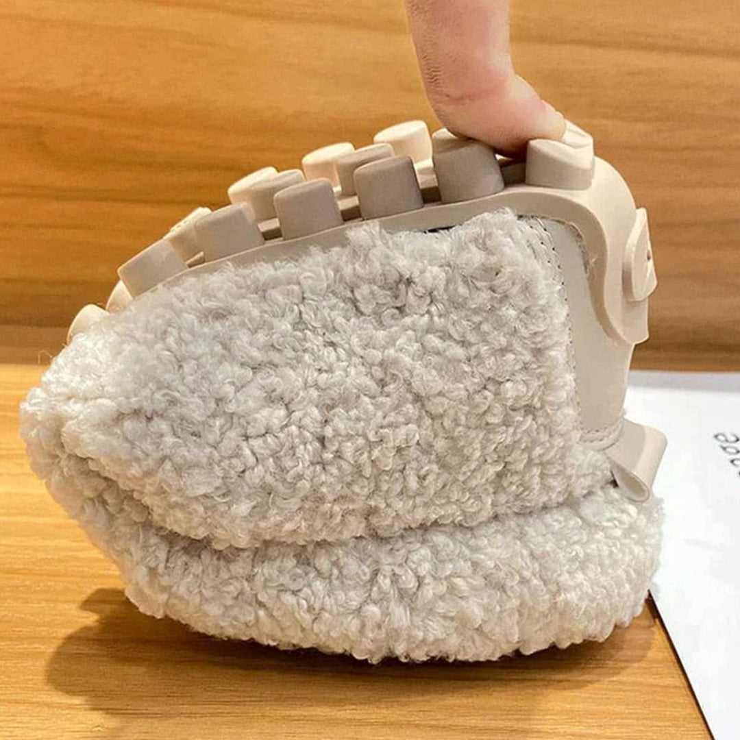 Women's Fluffy Faux Fur Slip-On Loafers