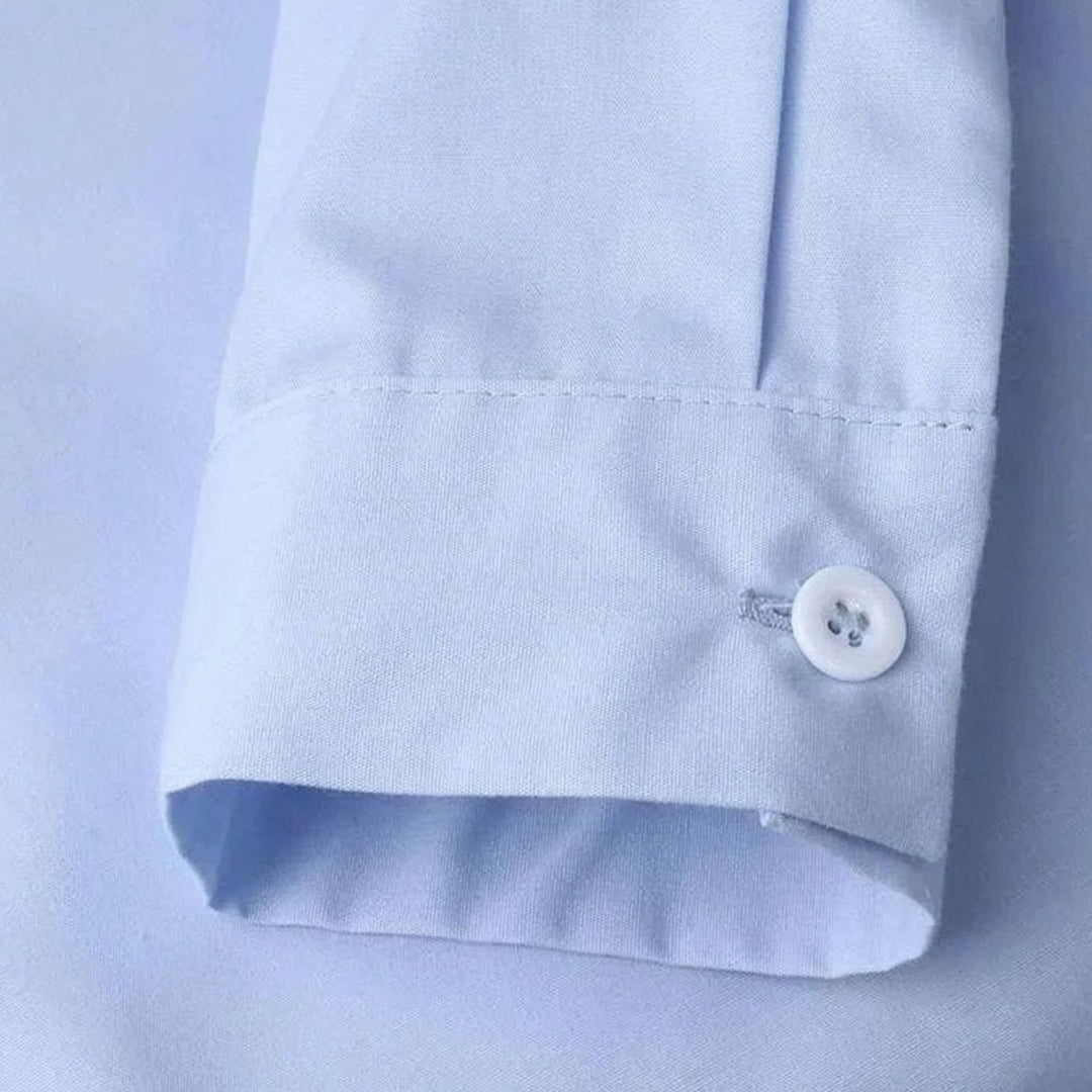 Women's Long-Sleeve Tie-Belt Wrap Top Blouse