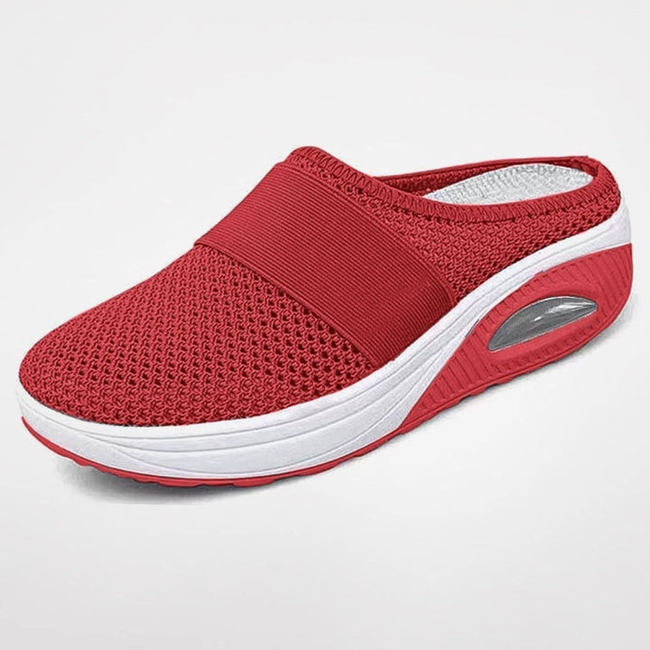 Women's Mesh Air-Cushion Slip-On Mule Trainers