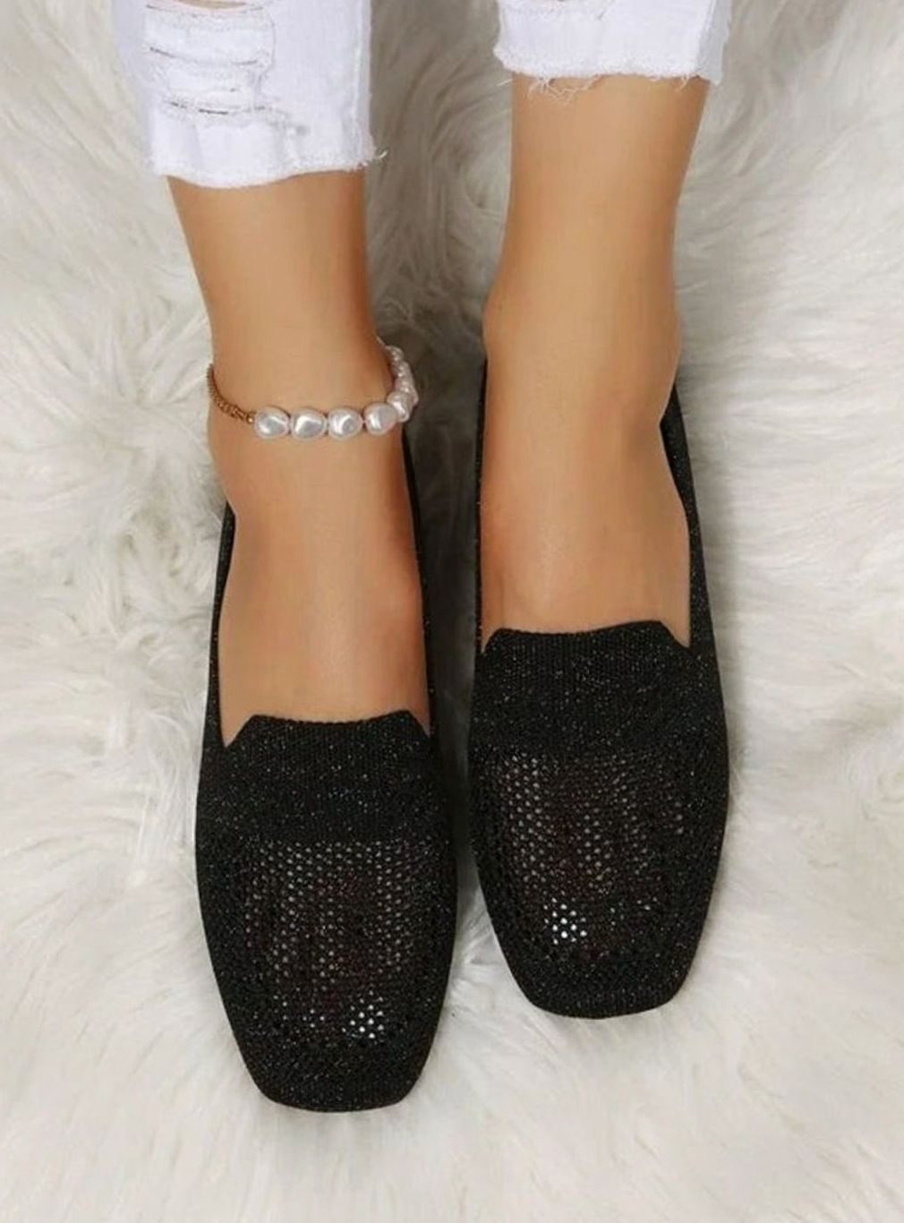 Women's Orthopedic Cushioned Slip-On Knit Loafers