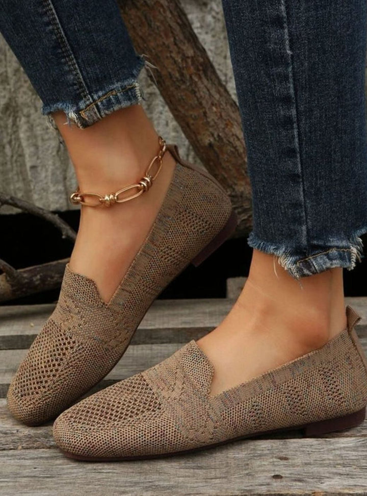 Women's Orthopedic Cushioned Slip-On Knit Loafers