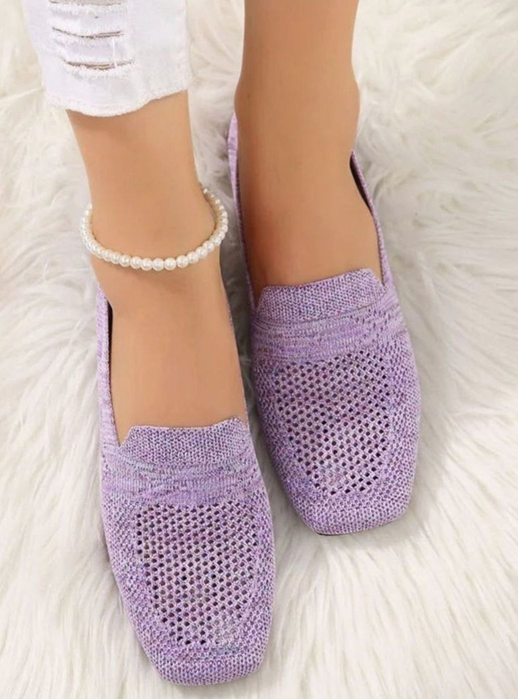 Women's Orthopedic Cushioned Slip-On Knit Loafers