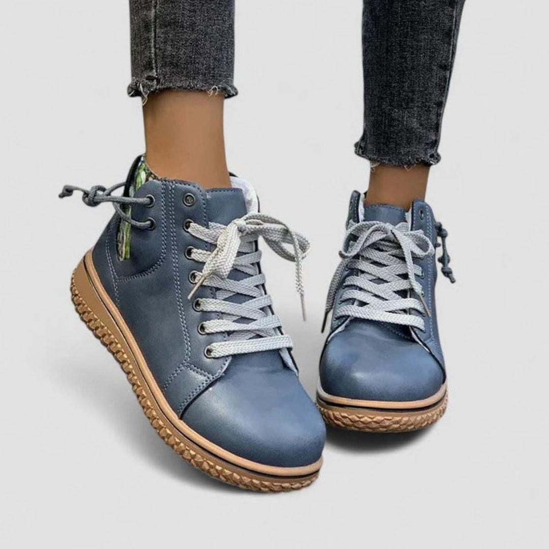 Women's Orthopedic Lace-Up Ankle Boots Warm Lined