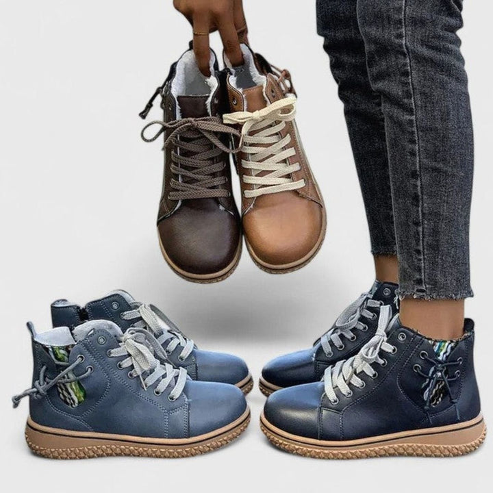 Women's Orthopedic Lace-Up Ankle Boots Warm Lined