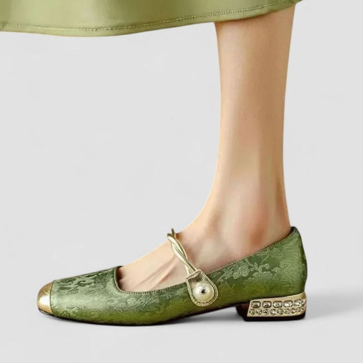 Women's Orthopedic Low Block-Heel Mary Jane Shoes