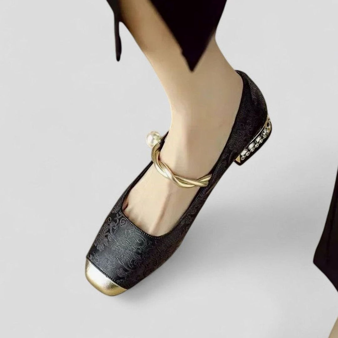Women's Orthopedic Low Block-Heel Mary Jane Shoes