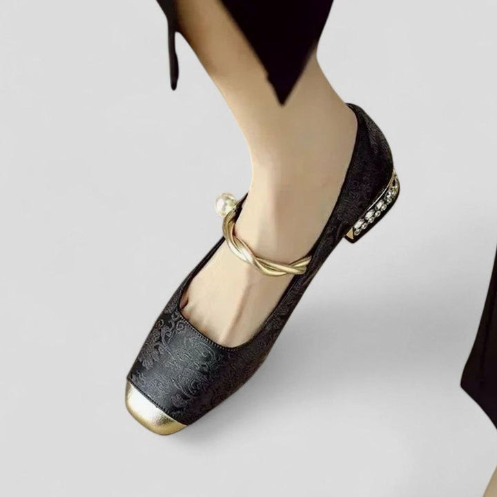 Women's Orthopedic Low Block-Heel Mary Jane Shoes