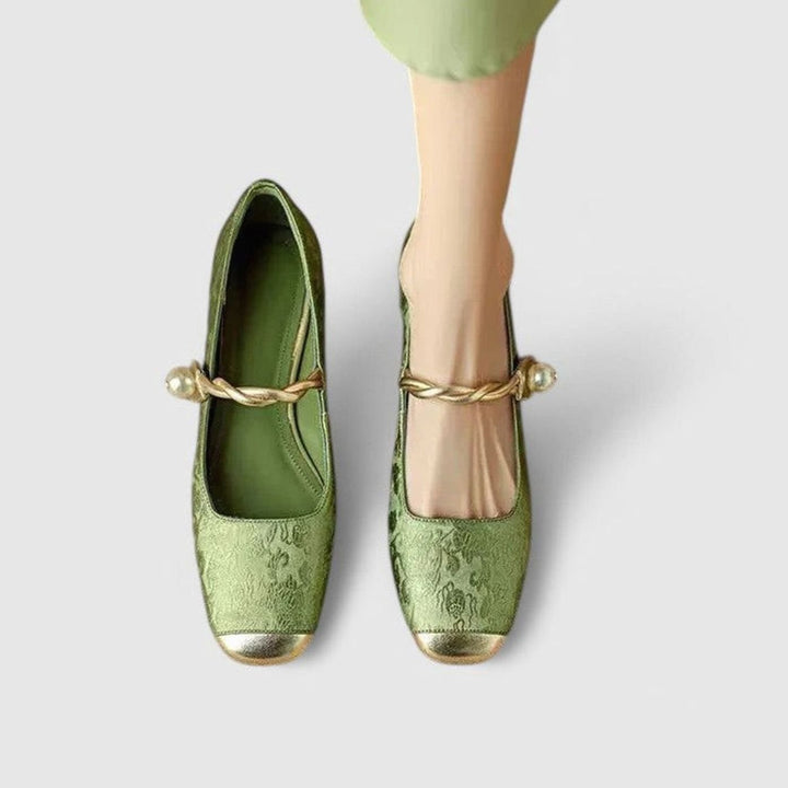 Women's Orthopedic Low Block-Heel Mary Jane Shoes