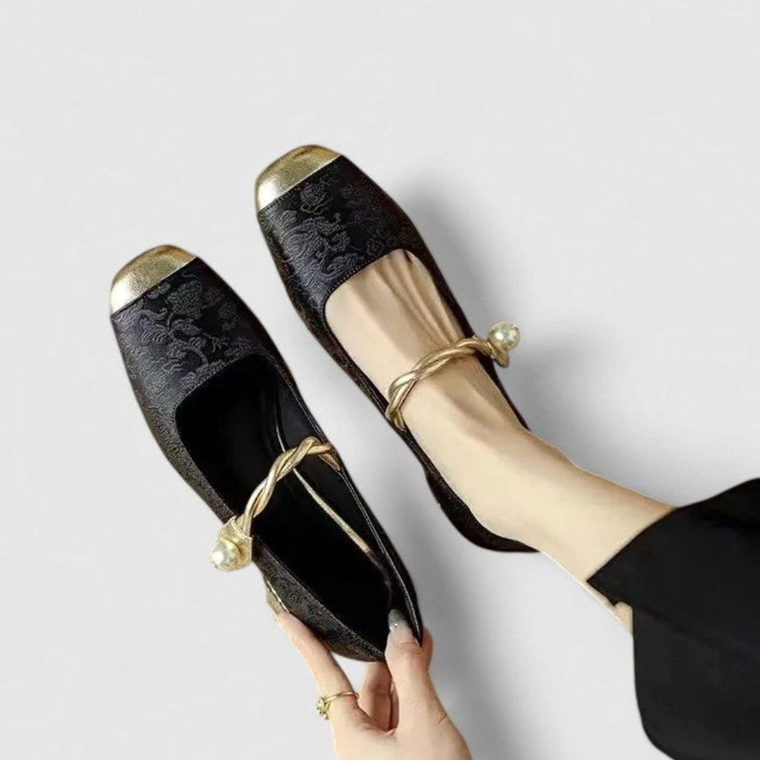 Women's Orthopedic Low Block-Heel Mary Jane Shoes