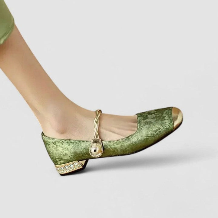Women's Orthopedic Low Block-Heel Mary Jane Shoes