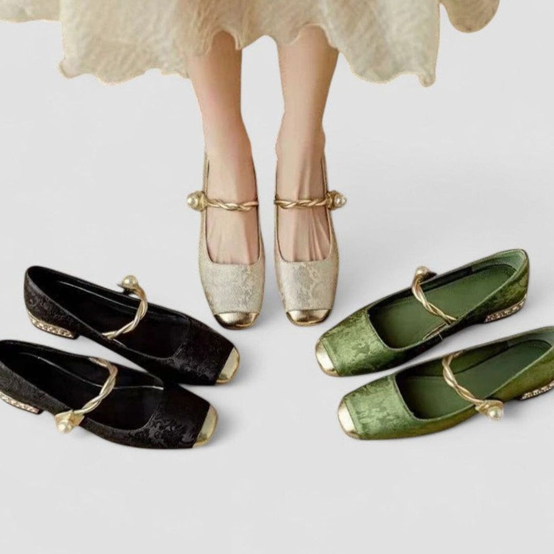 Women's Orthopedic Low Block-Heel Mary Jane Shoes