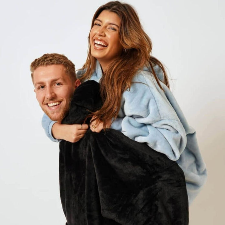 Women's Oversized Sherpa Fleece Blanket Hoodie One Size
