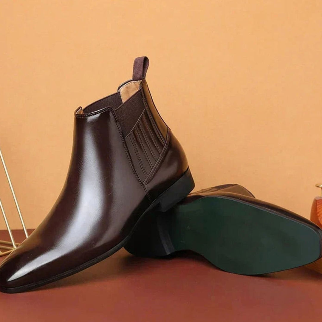 Women's Pointed-Toe Slip-On Chelsea Ankle Boots