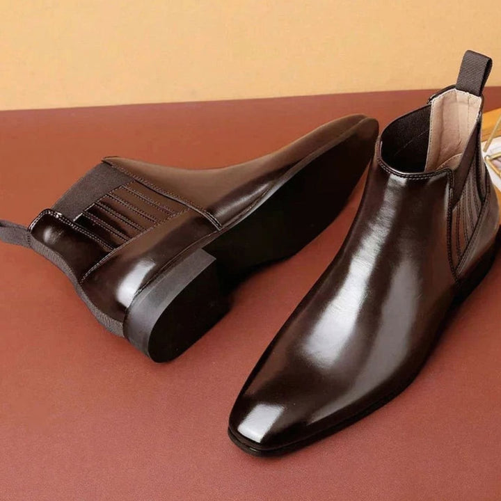 Women's Pointed-Toe Slip-On Chelsea Ankle Boots