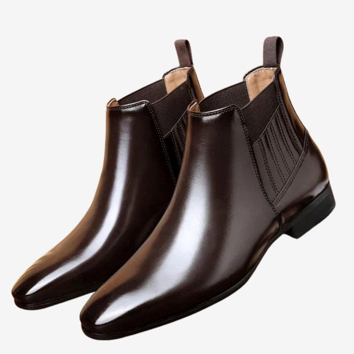Women's Pointed-Toe Slip-On Chelsea Ankle Boots