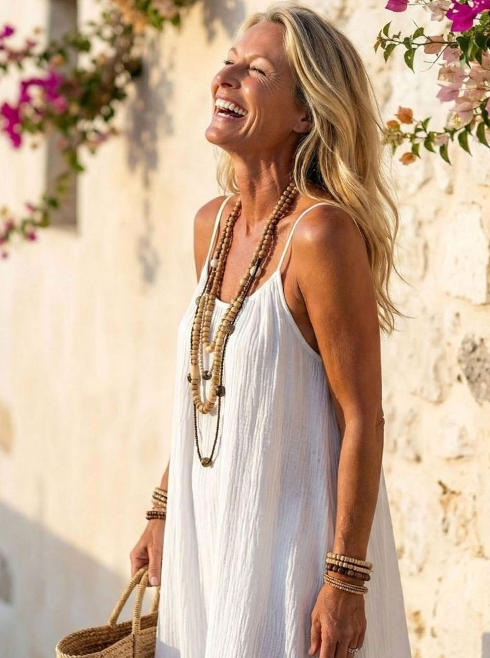 Women's Relaxed Loose-Fit Sleeveless Long Maxi Dress