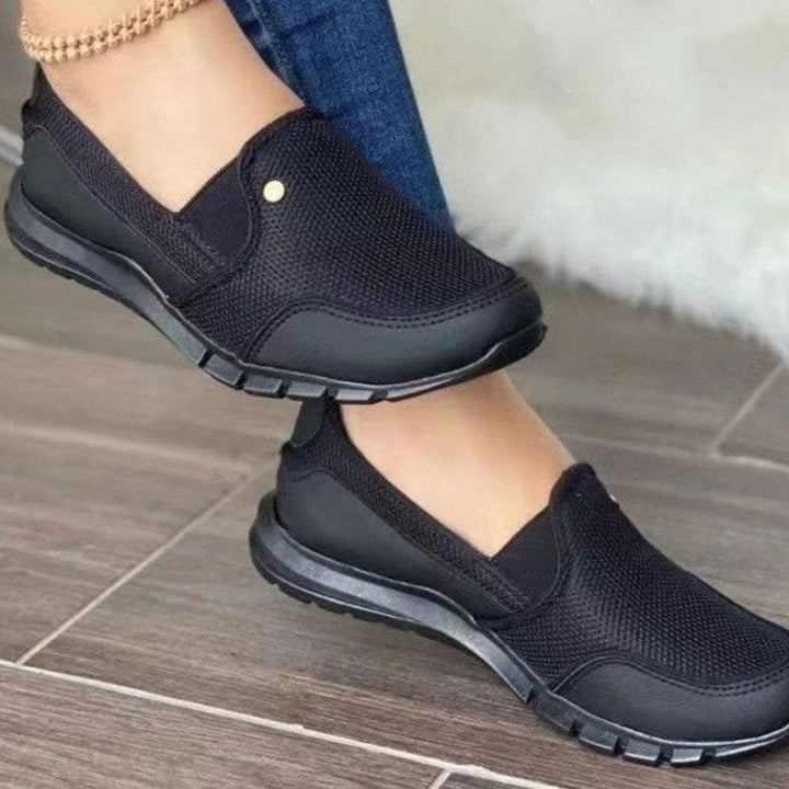 Women's Slip-On Mesh Breathable Casual Flat Trainers