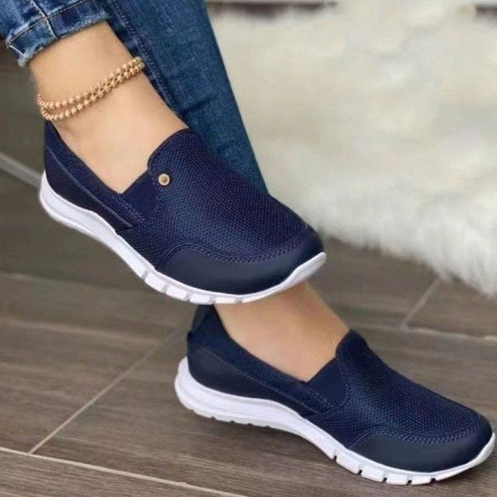 Women's Slip-On Mesh Breathable Casual Flat Trainers