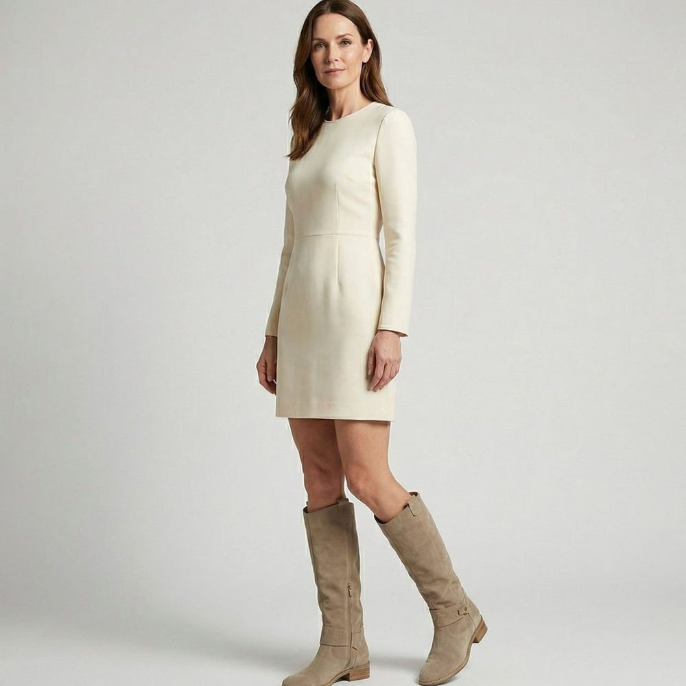 Women's Suede-Look Knee-High Slouch Heeled Boots