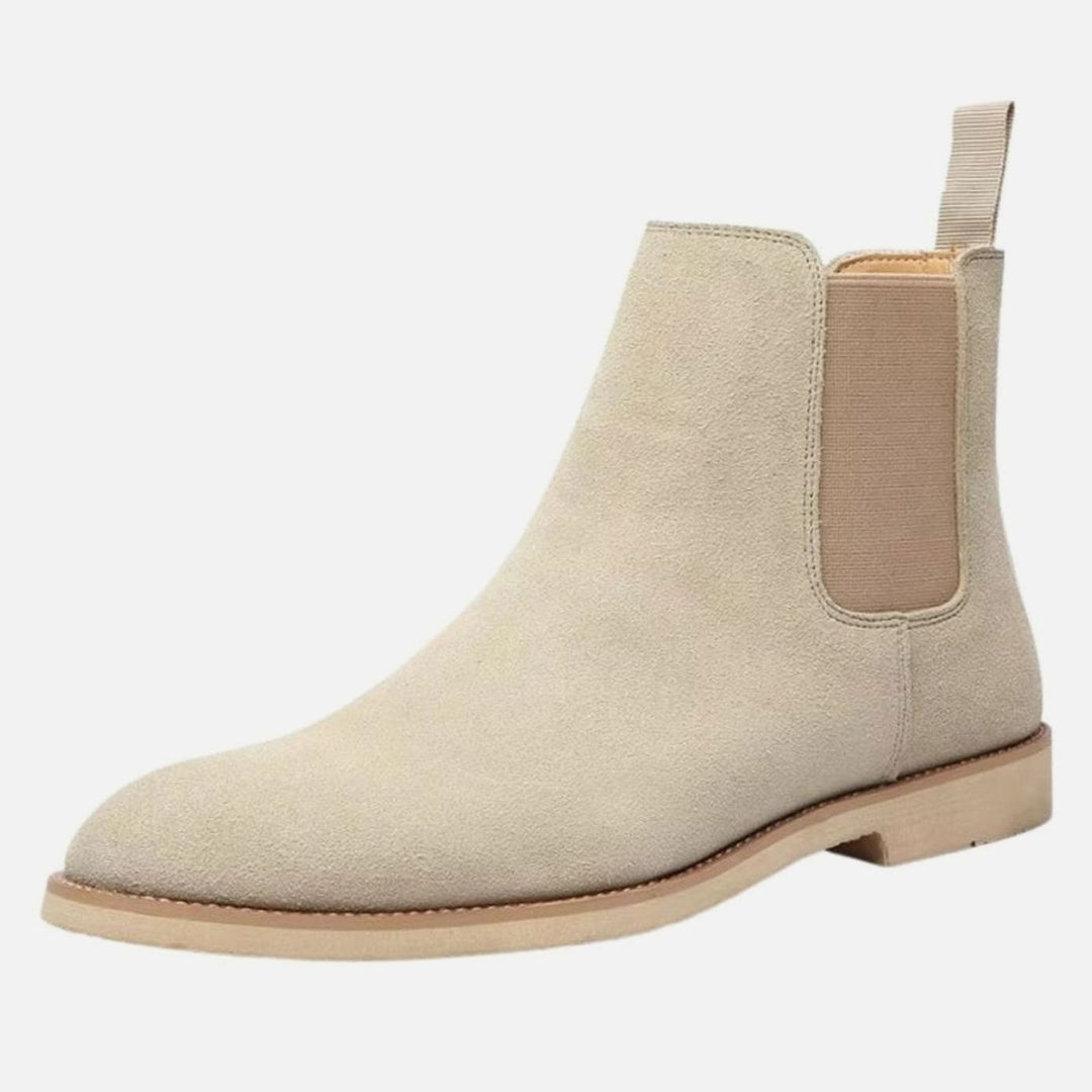 Women's Suede Slip-On Chelsea Ankle Boots Non-Slip Sole