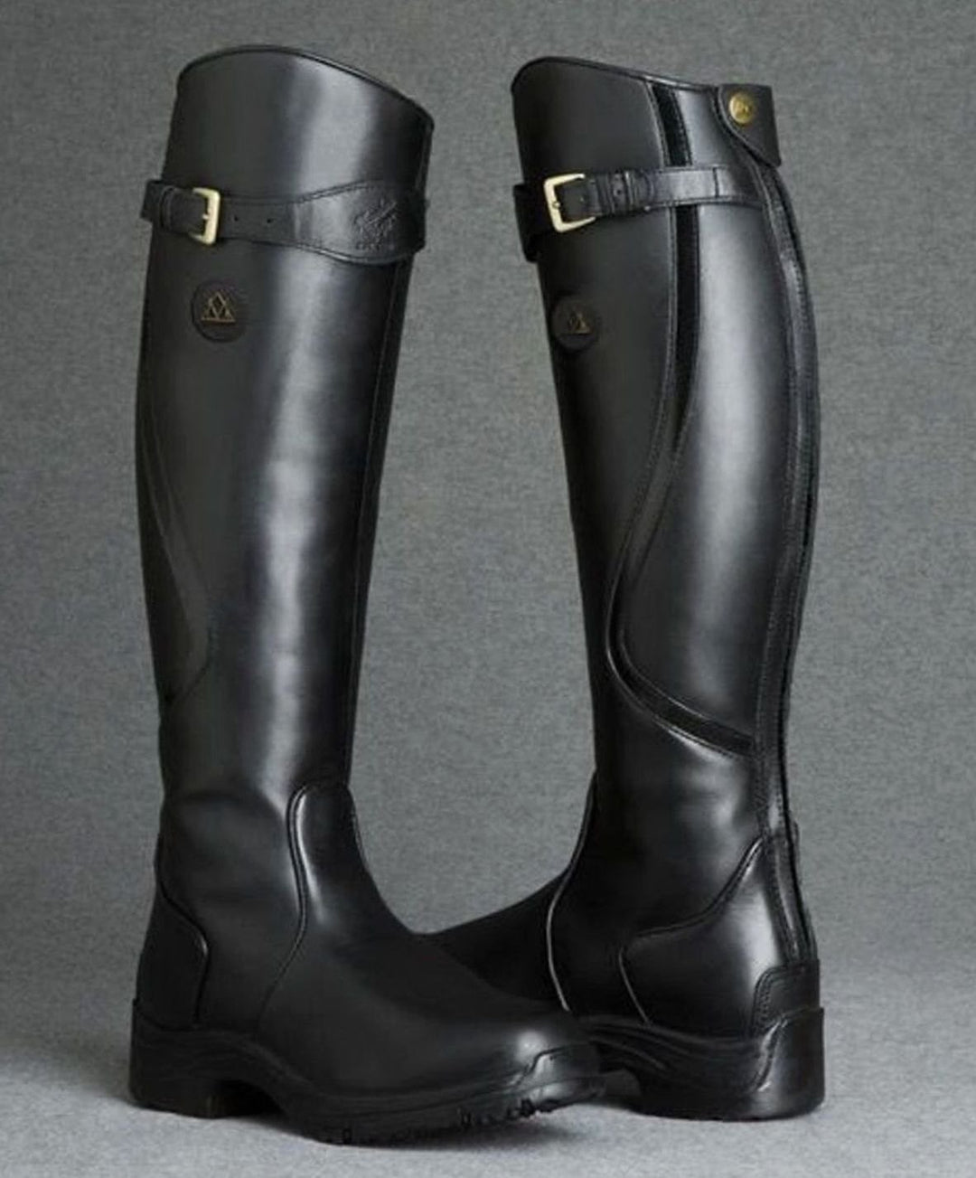 Women's Waterproof Non-Slip Cushioned Knee-High Leather Boots