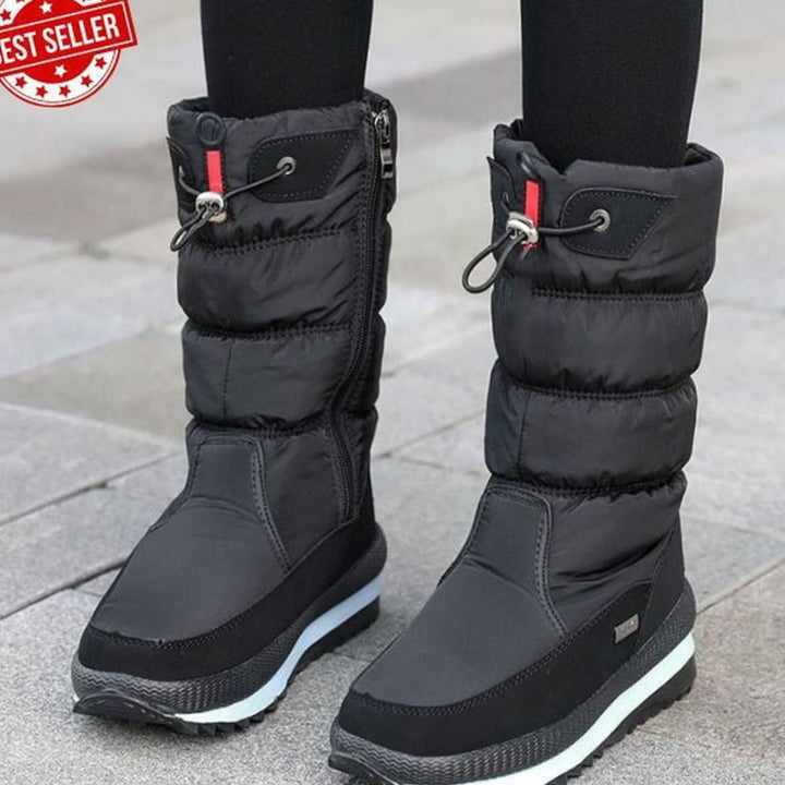 Women's Waterproof Non-Slip Quilted Snow Boots